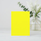 Yellow Color Gepersonaliseerd Designer Briefkaart (Staand voorkant)