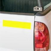 Yellow Color Gepersonaliseerd Designer Bumpersticker (Op Truck)