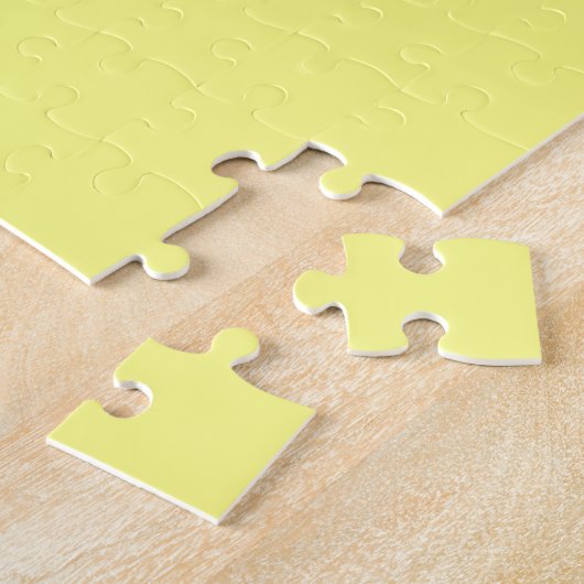 Yellow Color Gepersonaliseerd Designer Legpuzzel (Zijkant)