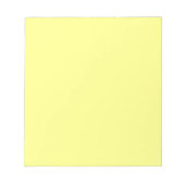 Yellow Color Gepersonaliseerd Designer Notitieblok (Voorkant)