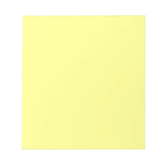 Yellow Color Gepersonaliseerd Designer Notitieblok (Voorkant)