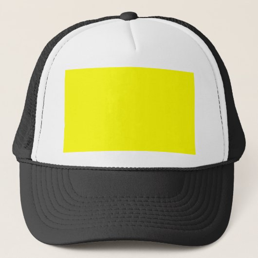 Yellow Color Gepersonaliseerd Designer Trucker Pet (Voorkant)