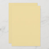 Yellow Color Kaart (Voorkant / Achterkant)