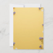 Yellow colorful  Easter BRUNCH & HUNT Kaart (Achterkant)