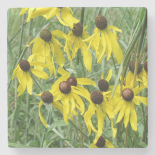 Yellow Coneflowers Stenen Onderzetter