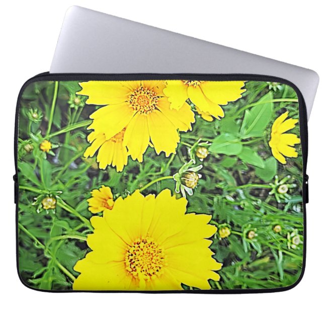 Yellow Cornelius Laptop Sleeve (Voorkant)