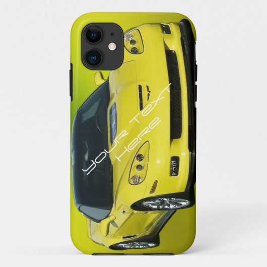 Yellow Corvette Case-Mate iPhone Case (Achterkant)