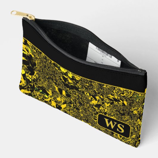 Yellow Cosmetic Bag  Etui (Open)