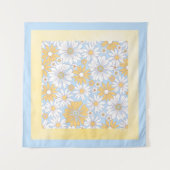 Yellow Country Flower art Wandkleed (Voorkant (horizontaal))