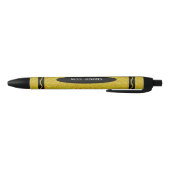 Yellow Crayon Teacher Zwarte Inkt Pen (Bodem)