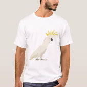 Yellow crested cockatoo t-shirt (Voorkant)