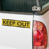 Yellow Crime Scene-tape Bumpersticker (Op Truck)