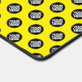 Yellow Custom Business Logo Pattern Bureaumat (Hoek)