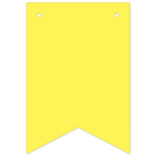 Yellow Custom Swallowtail Party Bunting Banner (Eerste vlag)