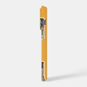 Yellow Cute Modern 3 Photo Layout Custom iPhone Hoesje (Linkerkant)