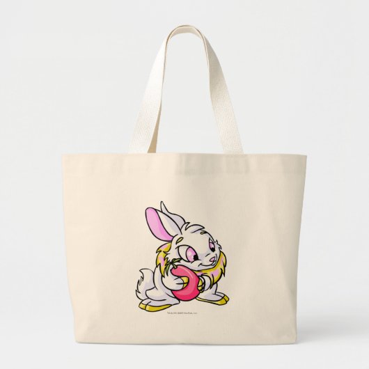 Yellow Cybunny knug Negg Grote Tote Bag (Voorkant)