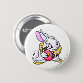 Yellow Cybunny knug Negg Ronde Button 5,7 Cm (Voorkant /achterkant)