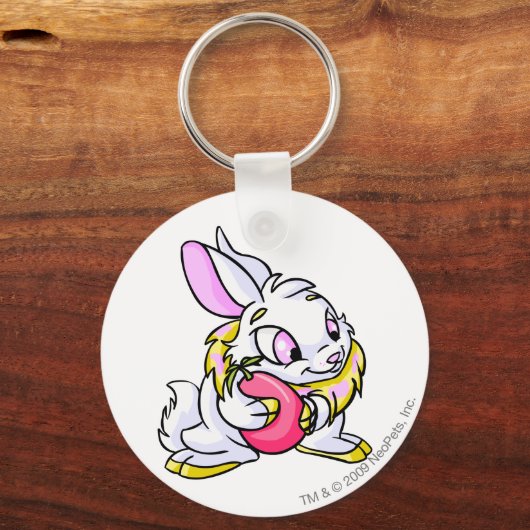 Yellow Cybunny knug Negg Sleutelhanger (Voorkant)