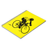 Yellow Cycling Notitieboek (Linkerzijde)