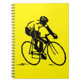 Yellow Cycling Notitieboek (Voorkant)