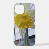 Yellow Daffodil Art Iphone 12/12 Pro Case Hoesje (Achterkant)