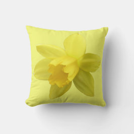 Yellow Daffodil Bloom Floral Kussen