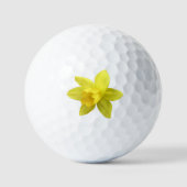 Yellow Daffodil Bloom Golfballen (Voorkant)