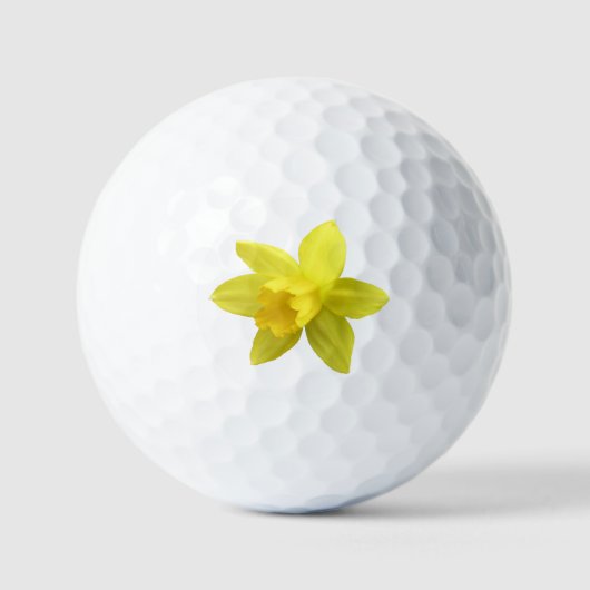 Yellow Daffodil Bloom Golfballen (Voorkant)