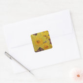 Yellow Daffodil Flower Art Sticker (Envelop)