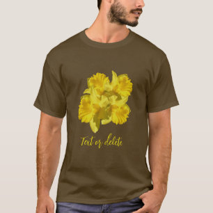 Yellow Daffodil Flowers Bouquet gepersonaliseerd T-shirt