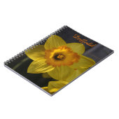 Yellow Daffodil Notitieboek (Linkerzijde)