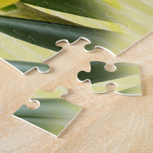 Yellow Daffodil Quote Spring Floral Legpuzzel (Zijkant)