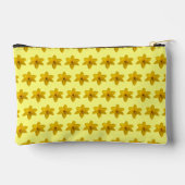 Yellow Daffodil Seamless Pattern Pouch Etui (Achterkant)