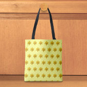 Yellow Daffodil Seamless Pattern Tote Bag