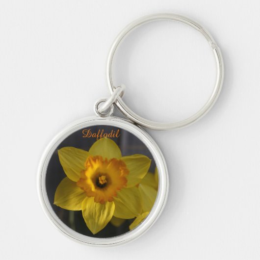 Yellow Daffodil Sleutelhanger (Voorkant)