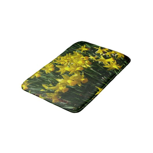 Yellow Daffodils I Cheery Spring Flowers Badmat (Gekanteld)