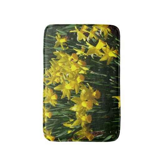 Yellow Daffodils I Cheery Spring Flowers Badmat (Voorkant Verticaal)