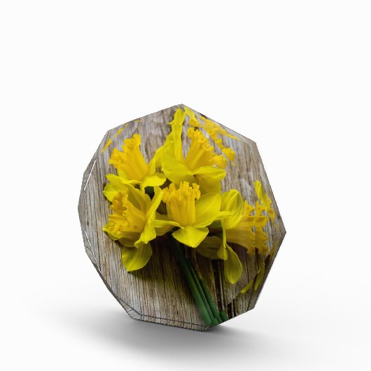 Yellow Daffodils Photo Block Fotoblokken (Rechts)