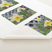 Yellow Daffodils Sherpa Blanket Deken (3/4)