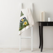 Yellow Daffodils Sherpa Blanket Deken (In situ)