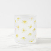 Yellow Daffodils Spring Modern. Matglas Koffiemok (Center)