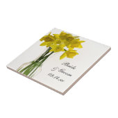 Yellow Daffodils Wedding Tegel Tegeltje (Zijkant)
