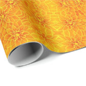 Yellow Dahlia Cadeaupapier (Rol Hoek)