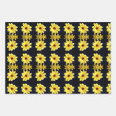 Yellow Dahlia Elegant Flower Inspirerend Quote Inpakpapier Vel (Voorkant 2)