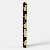 Yellow Dahlia Floral Pattern op Black Case-Mate iPhone Case (Achterkant / Rechts)