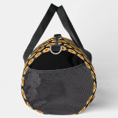 Yellow Dahlia Floral Pattern op Black Plunjezak (Rechts)