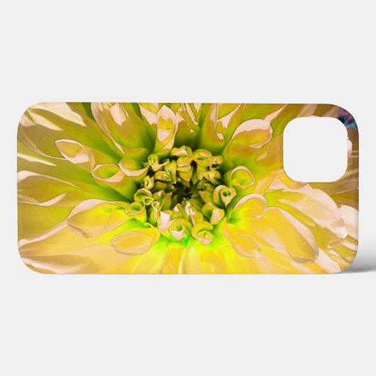 Yellow Dahlia Flower Case-Mate iPhone Case (Achterkant (horizontaal))