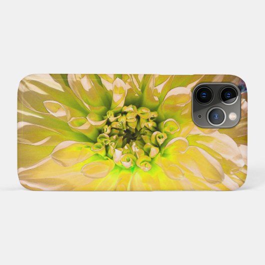 Yellow Dahlia Flower Case-Mate iPhone Case (Achterkant (horizontaal))
