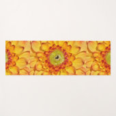 Yellow Dahlia Flower Yogamat (Voorkant (horizontaal))