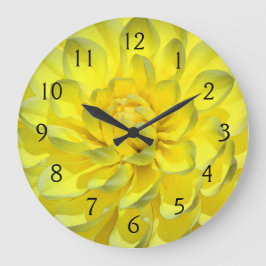 Yellow Dahlia Grote Klok